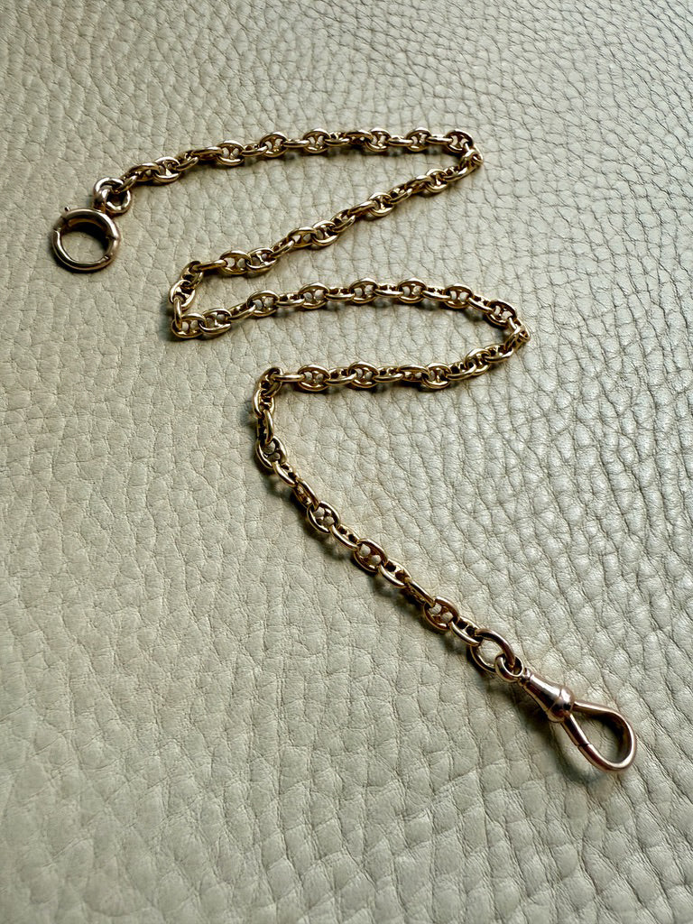 Mariner Link 18k Gold Watch Chain Necklace - 15.5 inch length