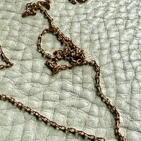 Dated 1899 - 18k gold Antique Longuard chain - 30.5 inch doubled necklace length