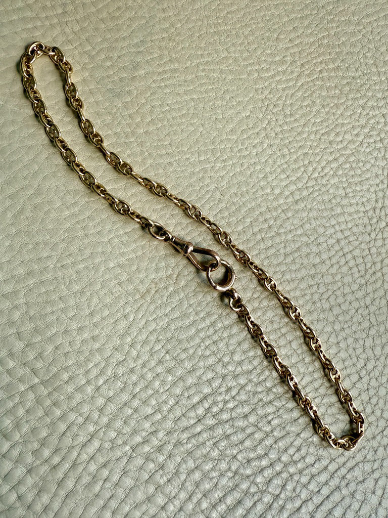 Mariner Link 18k Gold Watch Chain Necklace - 15.5 inch length