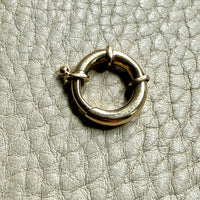 14k Gold Large Chubby Bolt Clasp no Bail - Excellent for your Pendants/Charms