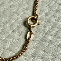 Round Box Link Chain Necklace in 18k gold - 23.5 inch length