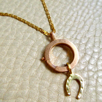 Rosy 18k Gold French Antique Large Bolt Clasp - Excellent for your Pendants/Charms