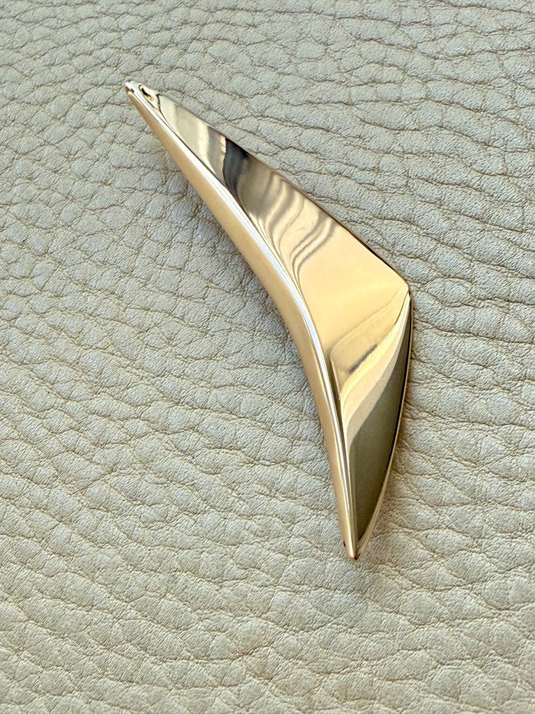 Vintage Danish Bent Gabrielsen for Hans Hansen Modernist 14k Gold Brooch – Boomerang