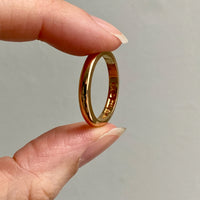 Made in 1945 - 18k Gold band ring - size 9.5