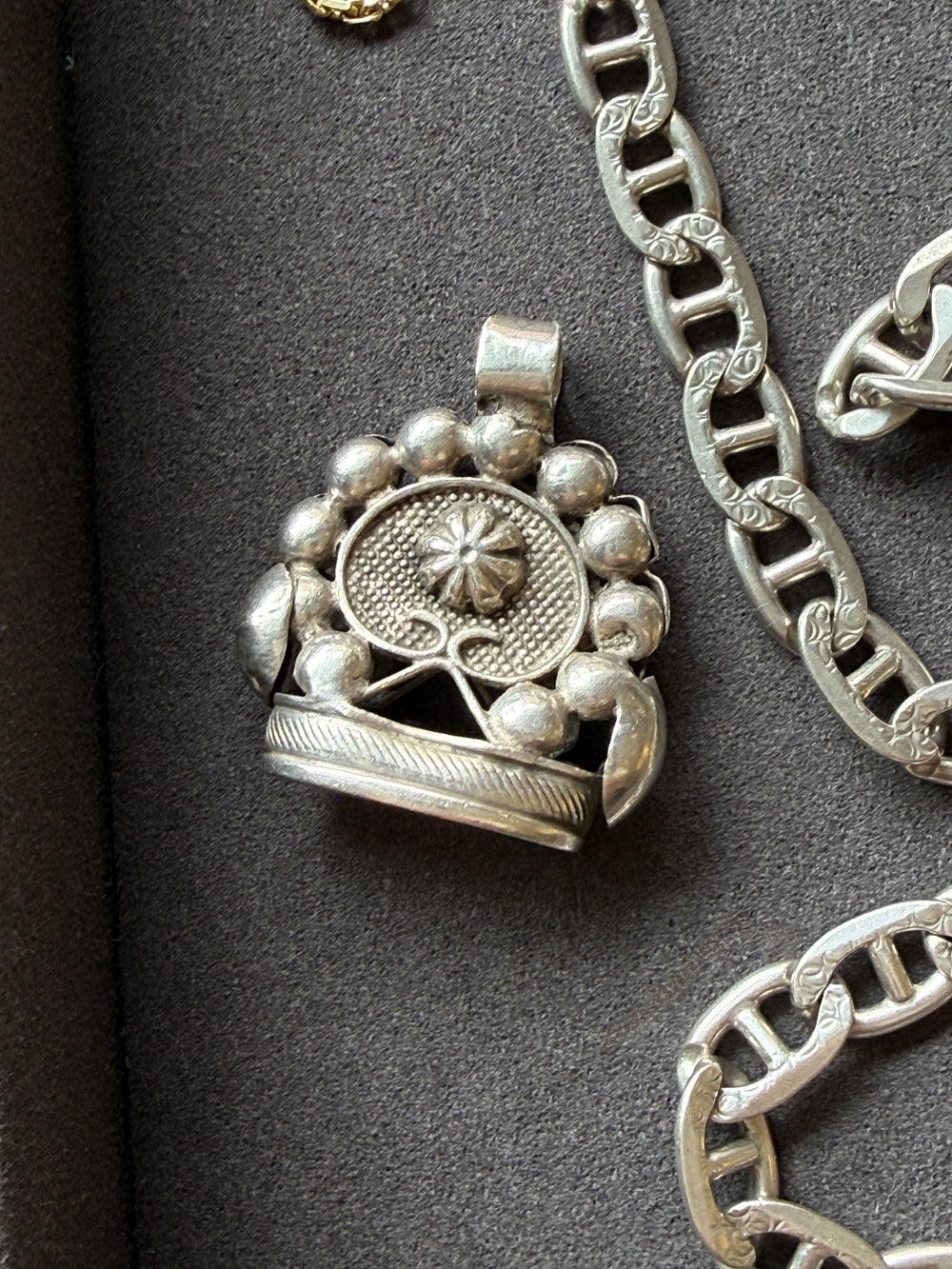 Dutch Antique 19th Century Chatelaine Fob in Silver – 1.4 inch