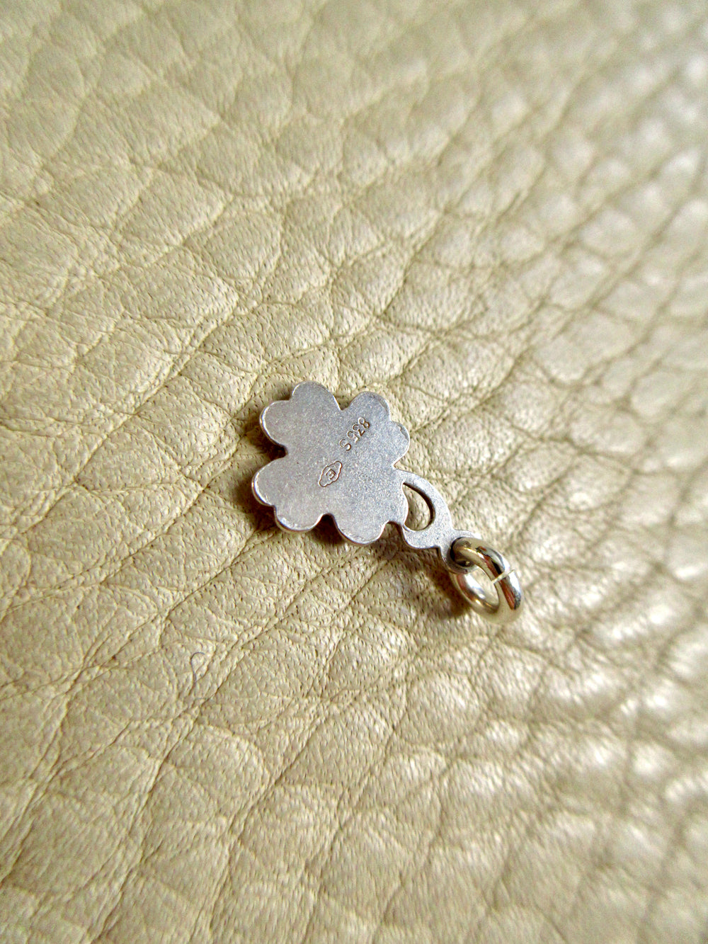 Vintage Silver Lucky Clover Charm or Pendant