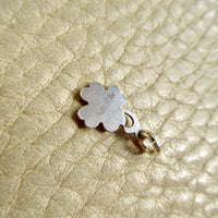 Vintage Silver Lucky Clover Charm or Pendant
