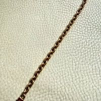 SOLID CHUNK!! 18k Gold Biker Chain Bracelet - By Classic Italian Maker Balestra - 8 inch length