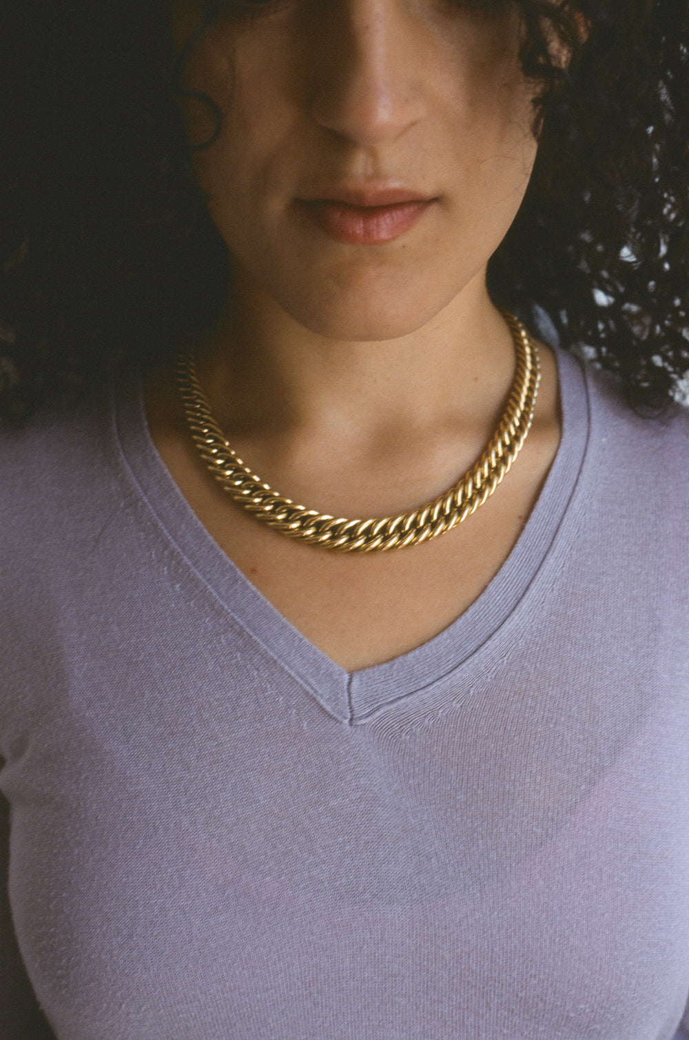 Chubby 49g Graduated Vintage UnoAErre Curb Link Necklace 18k Gold – 18 Inch Length