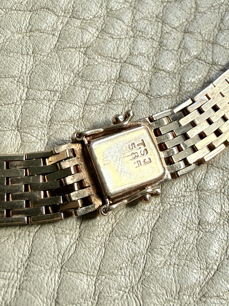 14k gold vintage cleopatra necklace clasp