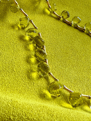 JUICY! Graduated Lemon Quartz and 14k gold necklace - 18 inch length