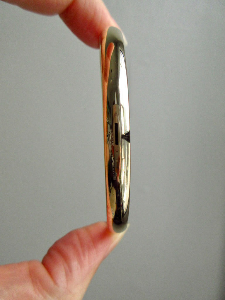 SOLID! 30 gram Vintage 14k Gold Bangle Bracelet – 8 Inch Interior Circumference