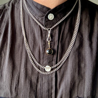 Vintage Scandi 18k gold Star Sapphire Pendant