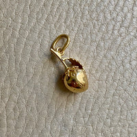 18k Gold Vintage Charm or Pendant - Strawberry
