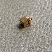 18k gold dice / die pendant or charm