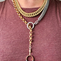 FAB! Chubby 49g Graduated Vintage UnoAErre Curb Link Necklace 18k Gold – 18 Inch Length