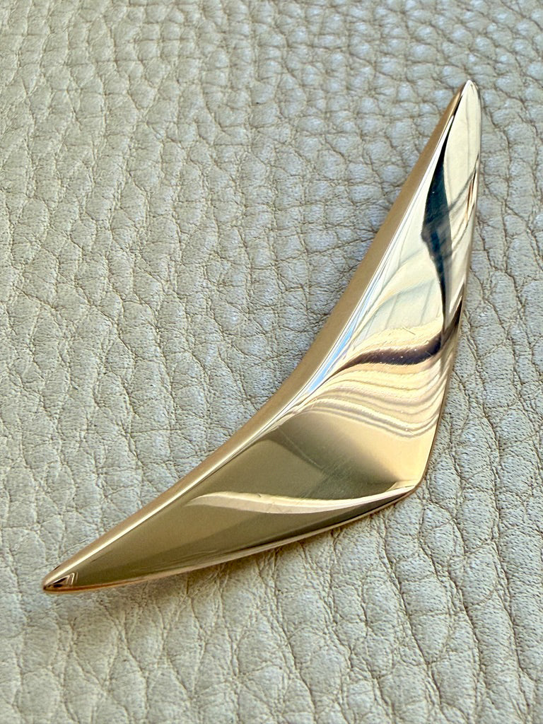 Vintage Danish Bent Gabrielsen for Hans Hansen Modernist 14k Gold Brooch – Boomerang