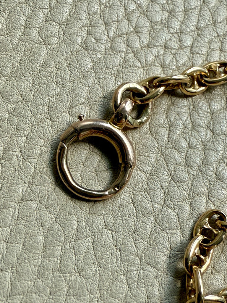 Mariner Link 18k Gold Watch Chain Necklace - 15.5 inch length