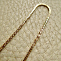 Vintage Snake Chain Necklace 14k Gold – 18.5 Inch Length