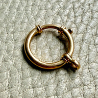 Antique Oversized Watch Chain Bolt Clasp in 18k Gold