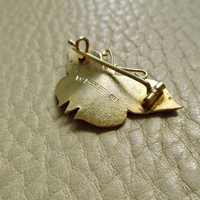 1952 Gilt Silver Light Blue and Purple Enamel Butterfly Brooch by Tillander - 1.3 inch width