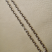 Vintage Sterling Silver Chunky Biker Link Chain Necklace – 20 Inch Length