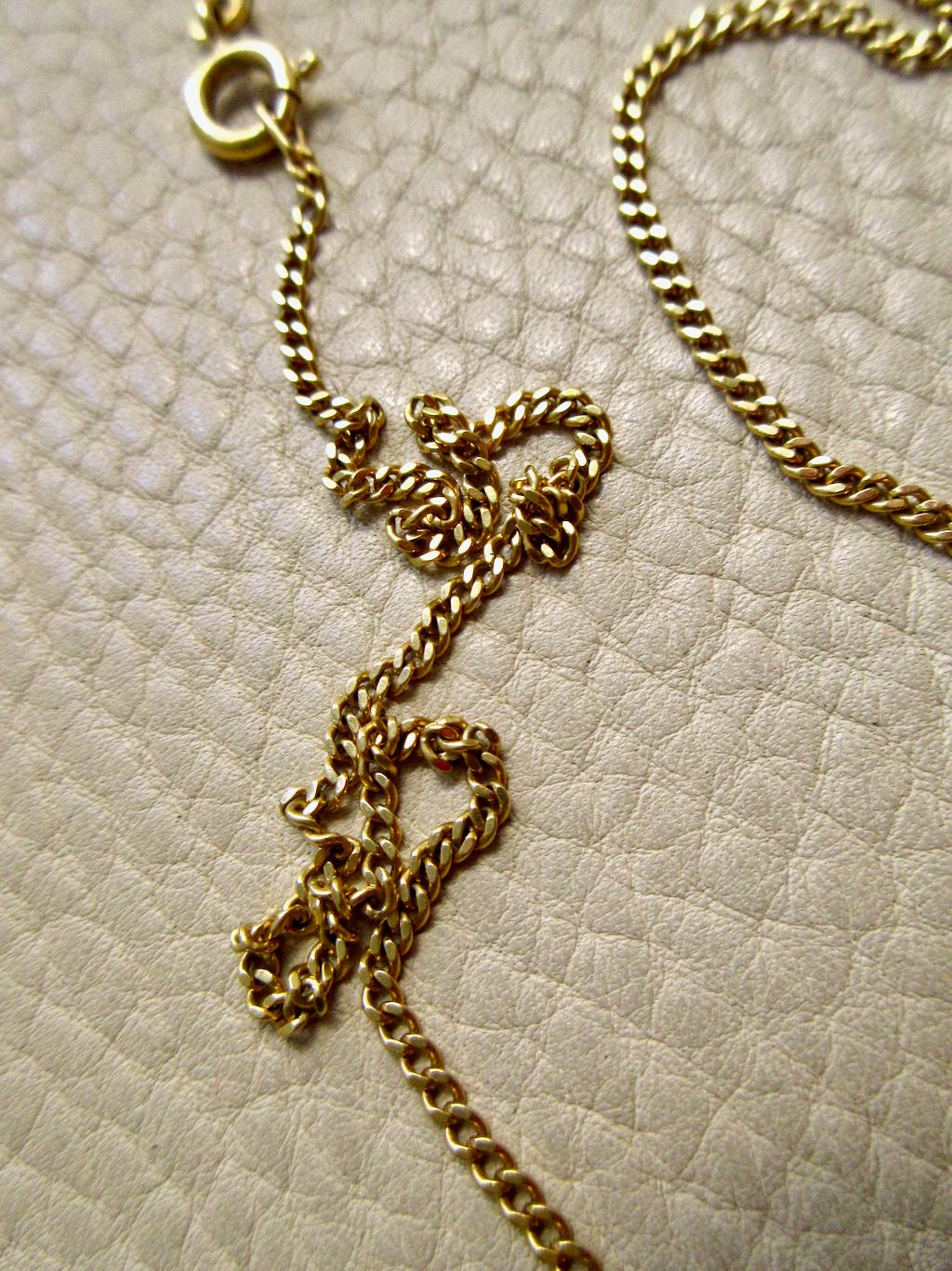 Vintage Italian 18k Yellow Gold Curb Link Chain Necklace – 23.4 Inch Length