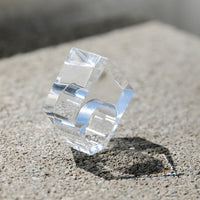 Vintage Siv Lagerström Clear Acrylic Ring – Size 6.25