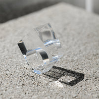 Vintage Siv Lagerström Clear Acrylic Ring – Size 6.25