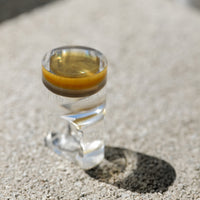 Vintage Siv Lagerström Yellow Optical Acrylic Ring – Size 5.5