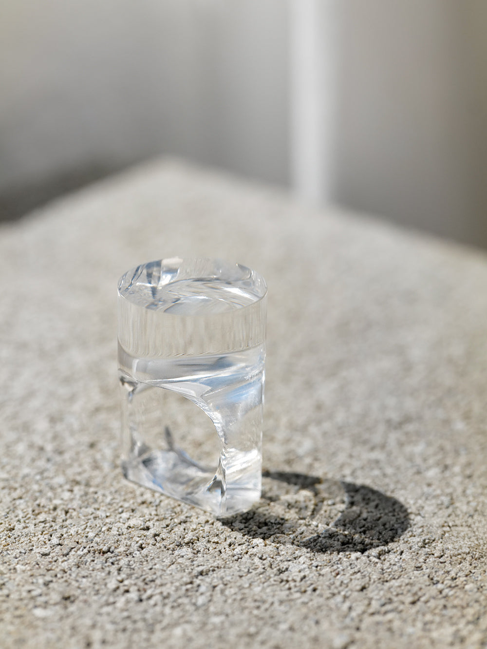Vintage Siv Lagerström Clear Acrylic Ring – Size 7.25