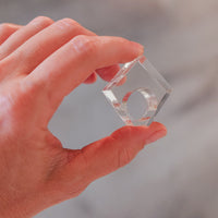 Vintage Siv Lagerström Clear Acrylic Ring – Size 6.25