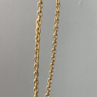 1985 Chunky 4.7mm Vintage Swedish 18k Gold 51g Biker Chain Necklace – 19.5" Length