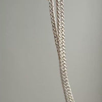 Vintage Sterling Silver Spiral Link Chain Necklace – 19.9 Inch length