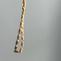 1917 Antique Swedish Double Fetter Watch Chain Necklace in 18k Gold - 17.6 inch length
