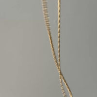 Vintage French Virola Link Chain Necklace 18k Gold – 15.75 Inch length