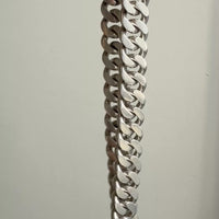 158 gram Vintage Colombian Solid Silver Curb Link Chain Necklace – 18 Inch Length