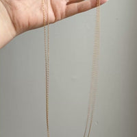 Dated 1899 - 18k gold Antique Longuard chain - 30.5 inch doubled necklace length