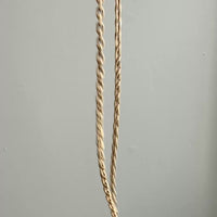 Chunky Vintage Danish 14k Gold Biker Link Chain Necklace – 17.7 Inch Length