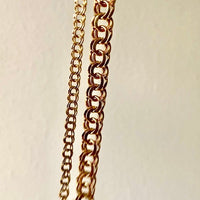 Dainty 18k double-link solid gold bracelet - Avesta, Sweden 1960