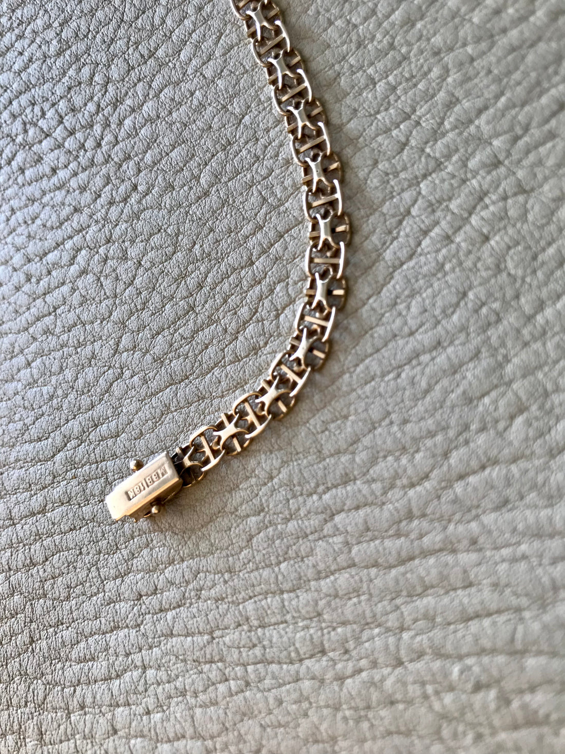 Mattias Bebinni - 18k gold bracelet x-link with bars