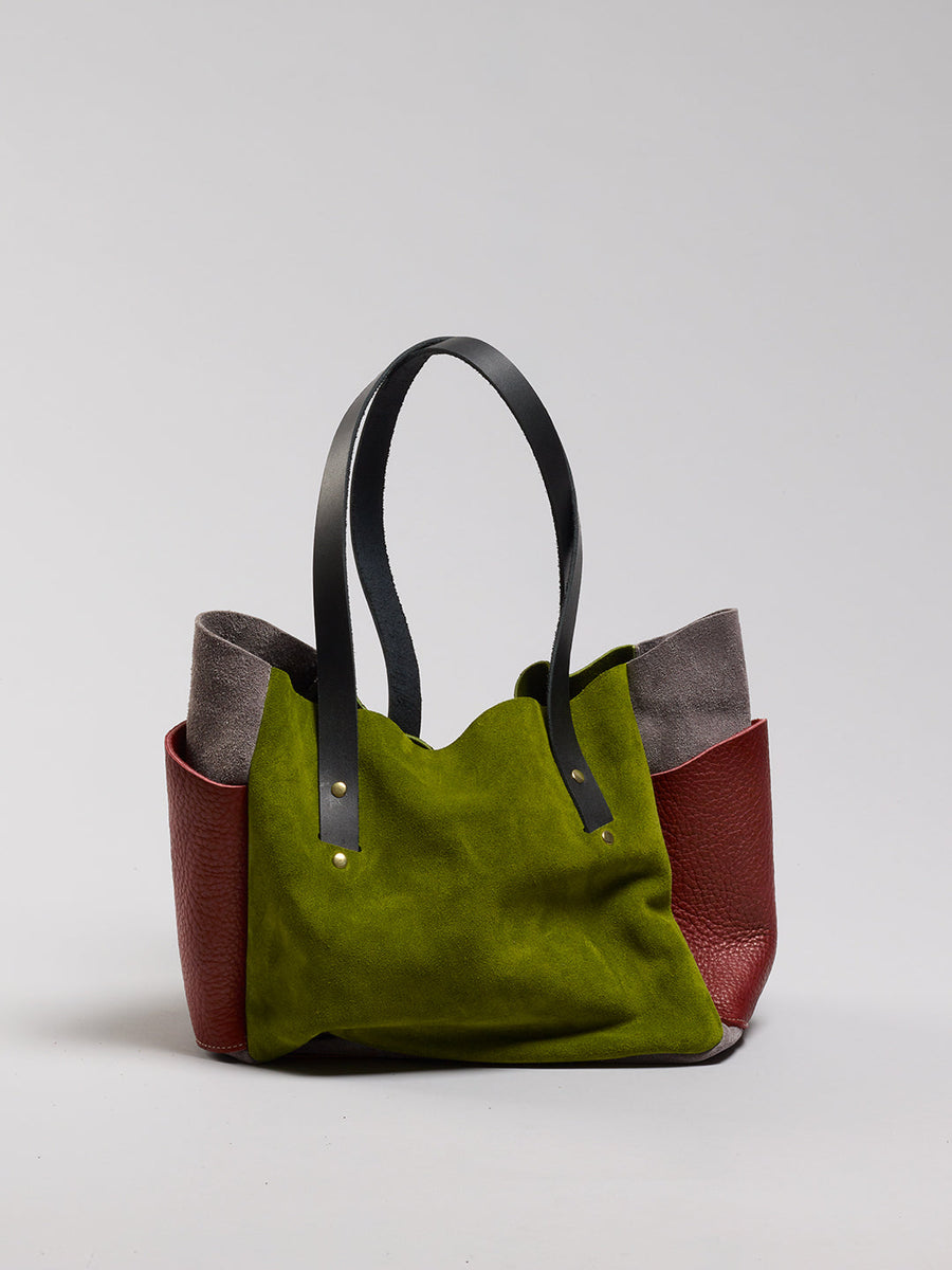 Design your own CUSTOM colorway with Jill - Brev carryall leather bag