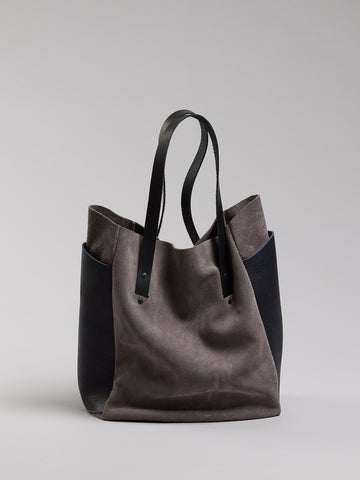 Brev TALL carryall - Gray & Indigo