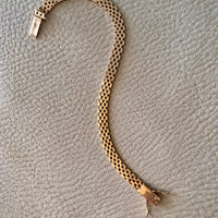 1961 Luxurious vintage 18k solid gold brick link bracelet - Göteborg, Sweden