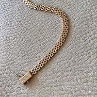 Silky 1954 brick link 18k solid gold bracelet - Stockholm, Sweden