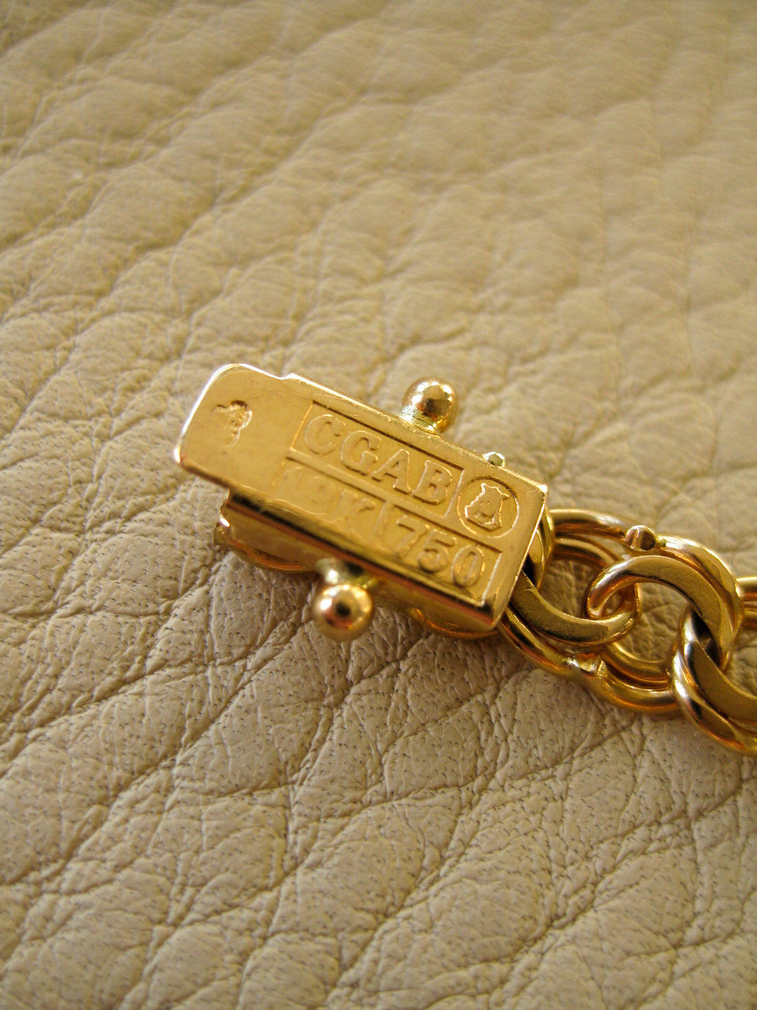 Beautiful 18k double-link solid gold bracelet - Stockholm, Sweden
