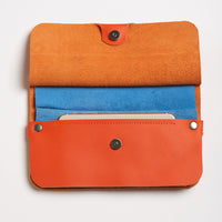 The Novella bag - Papaya orange leather