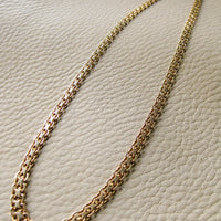 15.9g Swedish gold necklace - Graduated x-link solid 18k gold - 1960