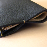 Pinch wallet - Port burgundy leather