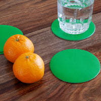 Leather Coasters - 6 coaster set